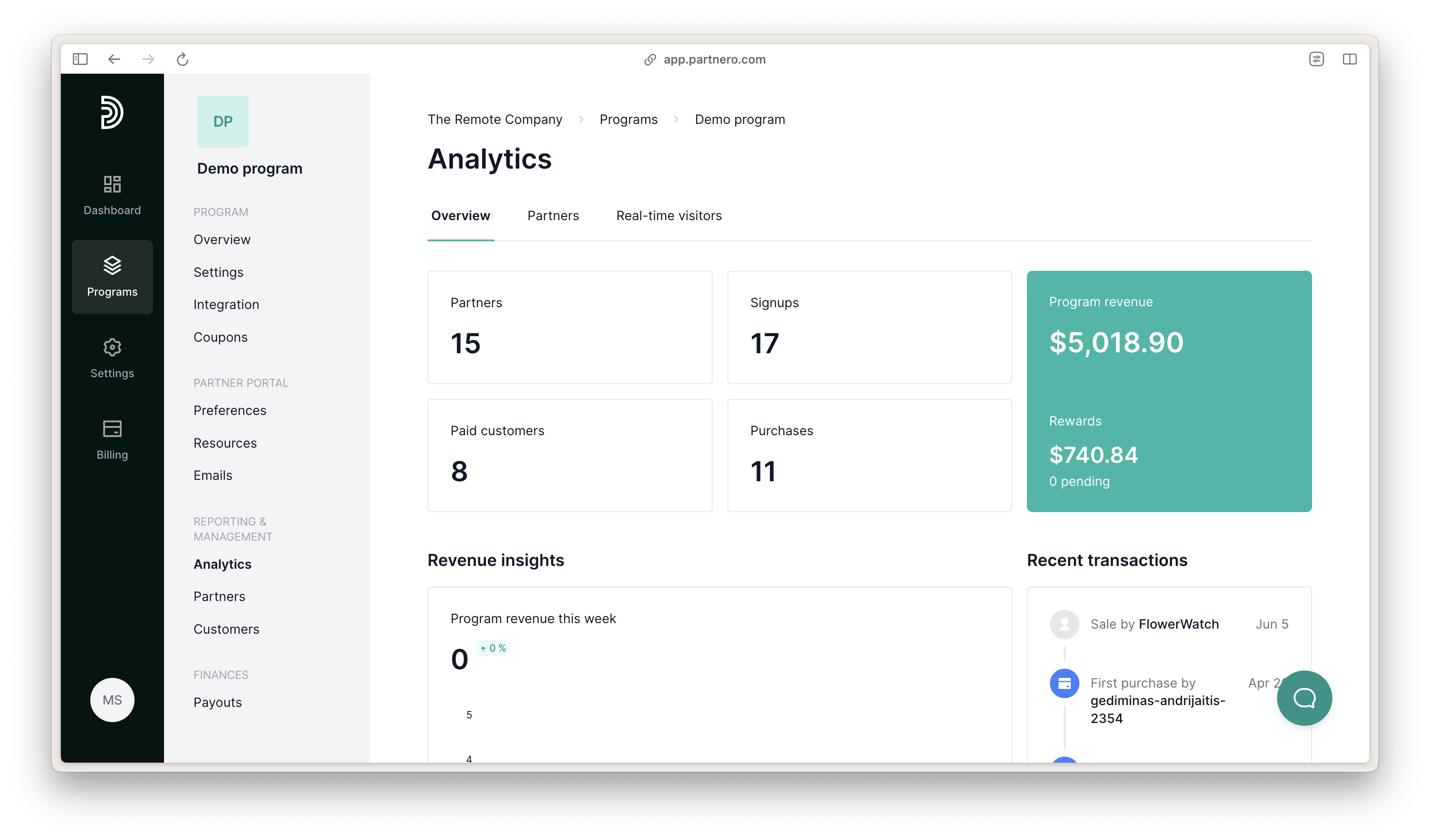 Performance Tracking and Feedback